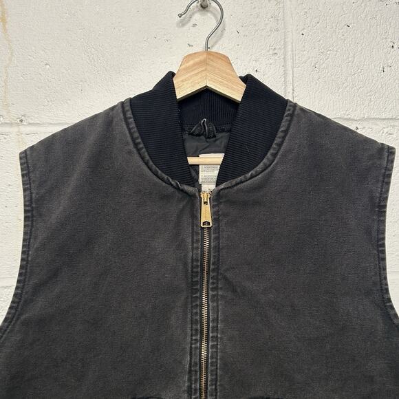 Vintage Carhartt Quilted Canvas Artic Vest “Onyx” V02 ONX - Picture 5 of 9